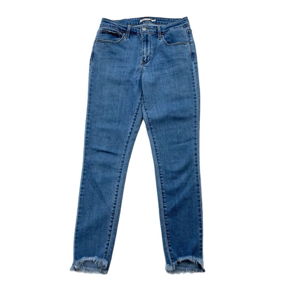 Levis 721 High Rise Skinny Jeans Women 29 Blue Denim Stretch